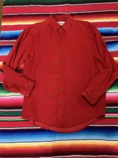 Eddie Bauer エディバウアー　コーデュロイシャツ　人気の赤