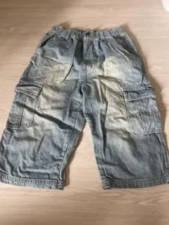デニム カーゴハーフパンツ 150cm