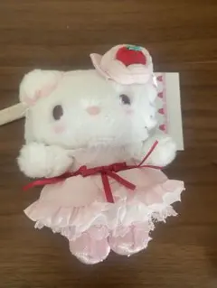 サンリオ いちごホイップケーキ マスコットバッグチャーム ハローキティ