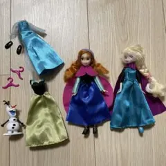 ディズニー　アナと雪の女王　着せ替え人形