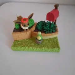 ポケモン　イーブイ　ズボミー　 郵便箱付きリーメントフィギュア