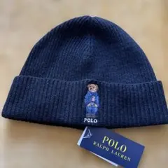 【未使用】★Polo Ralph Lauren ★ 　　　　　　ニット帽　黒