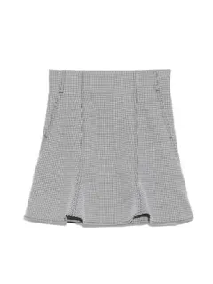 snidel Sustainableヘムフレアミニスカショーパン