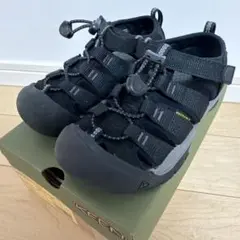 KEEN NEWPORT H2 キッズ サンダル 19.5cm ブラック　キーン