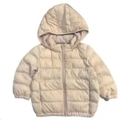 【訳あり特価】90cm UNIQLOベビー ライトウォームパデッドパーカ ピンク