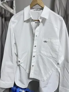(^_^)韓国 CEJ オーバーサイズ 白シャツ 前短後長 新品タグ付き 2026年最新】CEJ シャツ レディースの人気アイテム - メルカリ