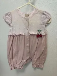 petit main ロンパース 80 ピンク