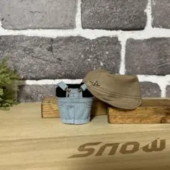 スノちる　ソフビサイズ　オーバーオール