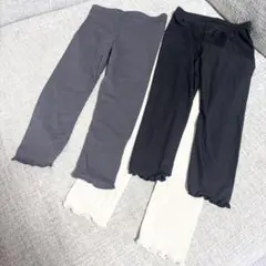 西松屋　裾メロウレギンス　95cm 3枚セット　新品
