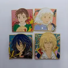 ハウルの動く城　バッジ　ハウル　ソフィ　4点セット