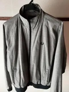 FRED PERRY ナイロンジャケット L グレー系チェック