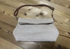メッシュ素材 2WAY ショルダーバッグ かごバッグのサムネイル