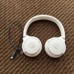 オーディオテクニカ ワイヤレスヘッドフォン ATH-S220BT WH