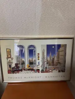 THOMAS McKNIGHT MANHATTAN 絵画 マンハッタQW4760 - メルカリ