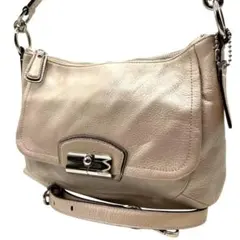 COACH/コーチ クリスティン レザー ホーボー 2way ショルダーバッグ