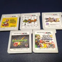 ニンテンドー3DS ゲームソフト 5本セット【カセットのみ】