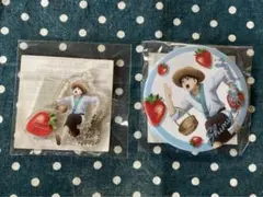 銀魂くじ引き堂オンラインくじいちご狩りじゃぁああああ!! C賞志村新八缶バッジ