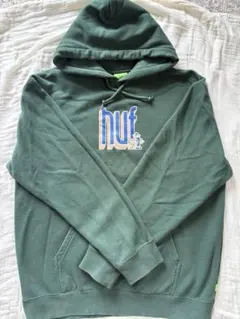 HUF プルオーバー フーディー グリーン