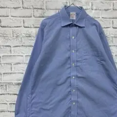 ブルックスブラザーズ長袖シャツ！ブルーチェックM 0326