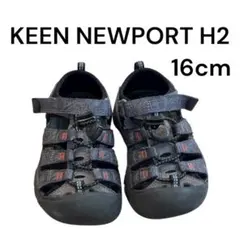 【人気モデル】KEEN ニューポートH2 キッズ 16cm 水陸両用サンダル