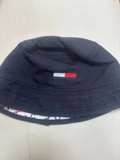 Tommy Jeans リバーシブルバケットハット ネイビー