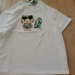 me jane TシャツホワイトLミージェーンキティちゃんコラボ日焼け海コギャルのサムネイル