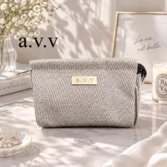 ✨新品未使用✨　a.v.v ストライプミニポーチ