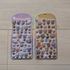 コットンパフィーシール アニマル パン 2点