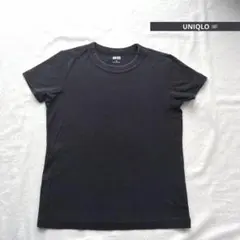 UNIQLO ユニクロ　ユニクロユー　Sサイズ クルーネックT 半袖　ブラック