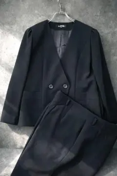 東京イギン パンツスーツ ブラックフォーマル 13号 セットアップ