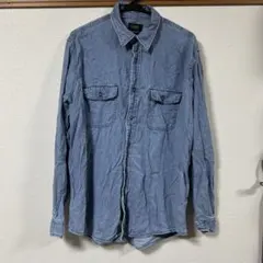 エドウィン EDWIN デニムシャツ サイズL 長袖