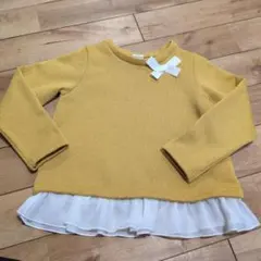 akachon honpo 長袖カットソー 110 マスタード