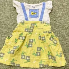 プチジャム 北欧 ワンピース 重ね着風 90のサムネイル