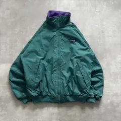 90s Patagonia パタゴニア　シェルドシンチラジャケット　USA製　緑