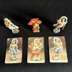 激レア シークレット 四天王フィギュアセット 3体 カード付き