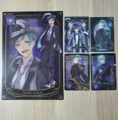 ツイステ メタルカードコレクション クリアビジュアルポスター フロイド アズール