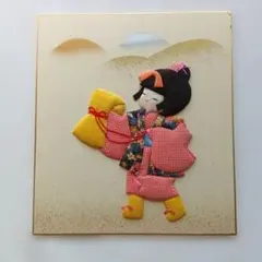 布絵 切り絵 額装 和風 伝統工芸 アート