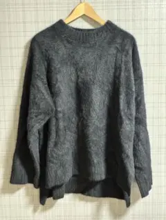 CTHY HIGH-END OVERSIZE KNIT BLACK 1