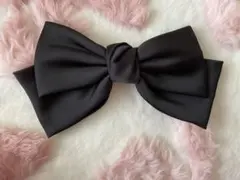 Moca Tokyo 黒リボン　バレッタ