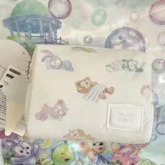 ダッフィー ポーチ　ジェラピケ　ジェラートピケ