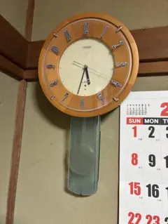 CITIZEN アナログ壁掛け電波ふりこ時計 30cm