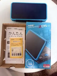 New Nintendo 2DS LL ブルー 本体/2WAY USBスピーカー
