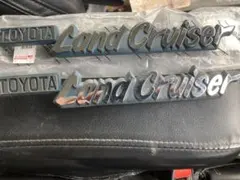 トヨタ ランドクルーザー40エンブレムセット 未使用保管キズあり　ビンテージ