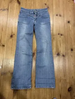 BRAPPERS ハート型ポケット フレアパンツ