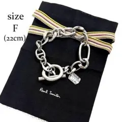 ポールスミス Mixed Chain マンテル チェーンブレスレット 22cmのサムネイル