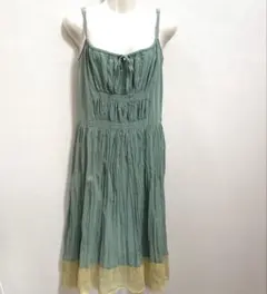 チェスティ キャミソールワンピース シワ加工プリーツワンピース フレアワンピース