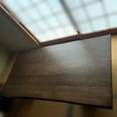 展示品 カリモク 新品 座卓 開梱設置付 紫檀 座敷机 すれ傷 現品処分