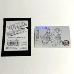 鬼滅の刃　無限城編ムービーチケット風コレクションカード第二弾冨岡義勇、竈門炭治郎