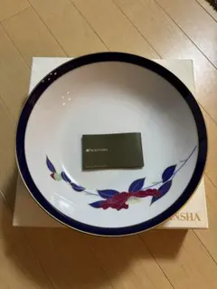 香蘭社　山茶花　大皿