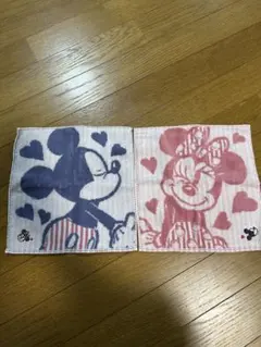 東京ディズニーリゾート ミッキー ミニー タオルセット(ハンカチ)